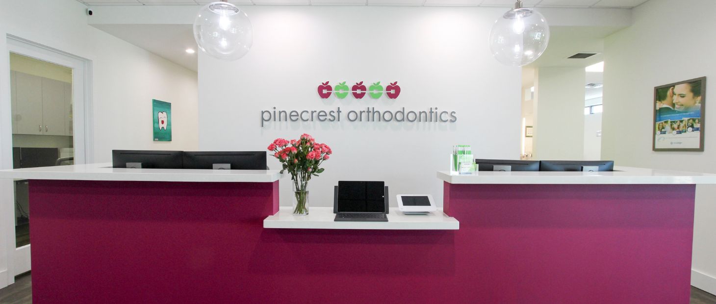 Pinecrest Orthodontics front desk featured